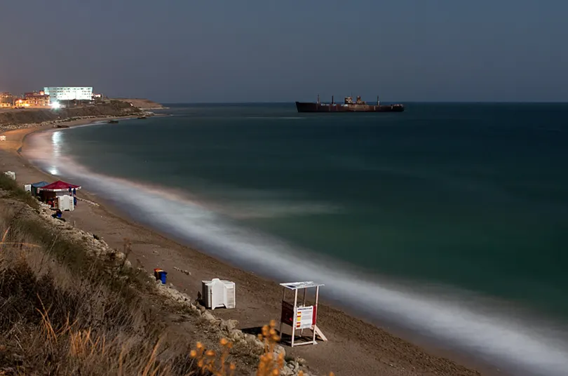Coasta din Costinești · fotografie de arhivă, 2011